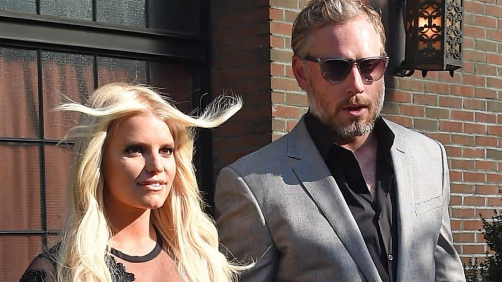 Jessica Simpson and her estranged husband Eric Johnson in a rare family photo before their 2025 separation announcement.