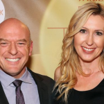 Norris Bridget and her husband Dean Norris at a red carpet event.